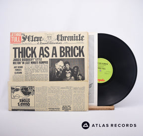 Jethro Tull Thick As A Brick LP Vinyl Record - Front Cover & Record