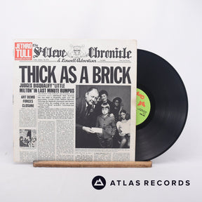 Jethro Tull Thick As A Brick LP Vinyl Record - Front Cover & Record