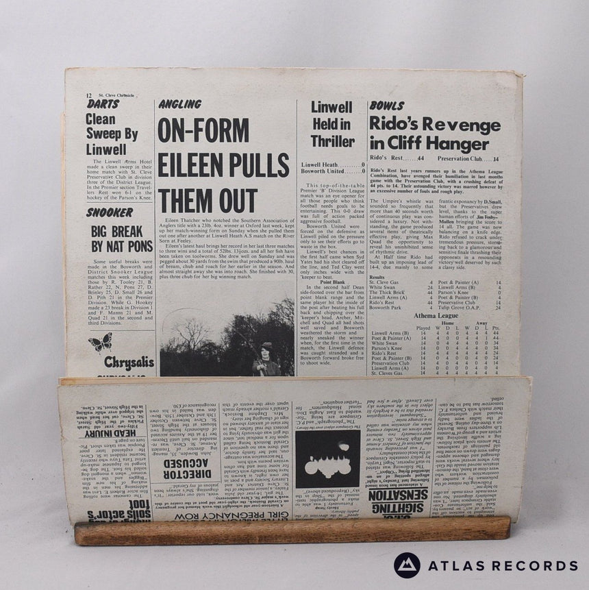 Jethro Tull - Thick As A Brick - First Uk Press LP Vinyl Record - VG+/VG+