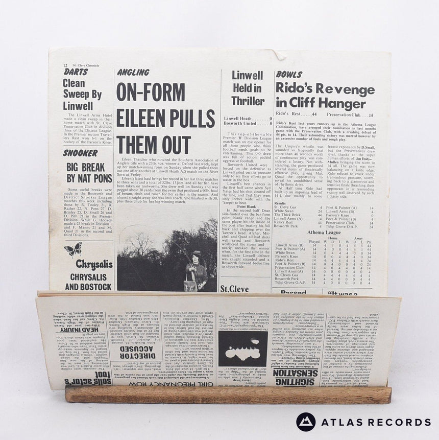 Jethro Tull - Thick As A Brick - Porky A-3 B-2 LP Vinyl Record - VG+/VG+