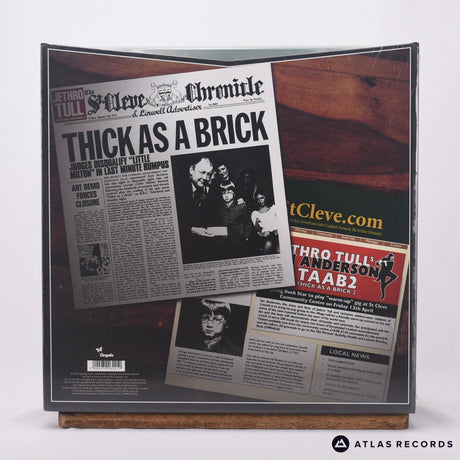 Jethro Tull - Thick As A Brick - 180G Booklet 2 x LP Box Set Vinyl Record - NEW