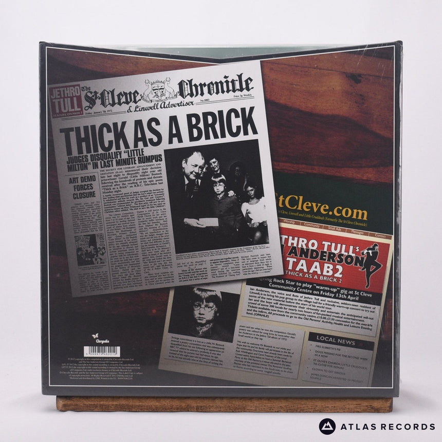 Jethro Tull - Thick As A Brick - 180G Booklet 2 x LP Box Set Vinyl Record - NEW