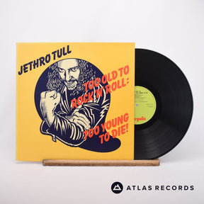 Jethro Tull Too Old To Rock 'N' Roll: Too Young To Die! LP Vinyl Record - Front Cover & Record