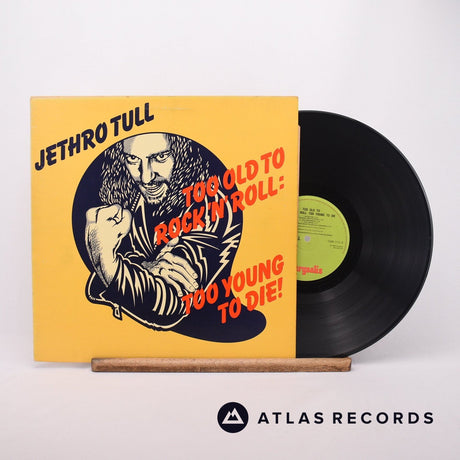 Jethro Tull Too Old To Rock 'N' Roll: Too Young To Die! LP Vinyl Record - Front Cover & Record