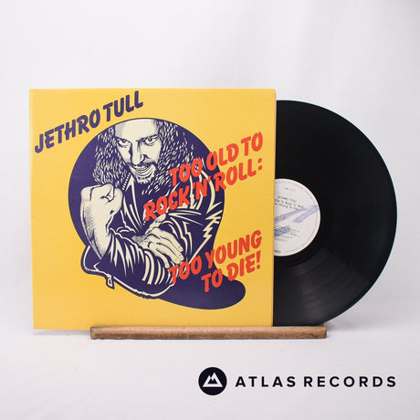 Jethro Tull Too Old To Rock 'N' Roll: Too Young To Die! LP Vinyl Record - Front Cover & Record