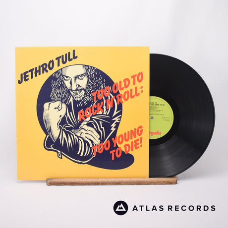 Jethro Tull Too Old To Rock 'N' Roll: Too Young To Die! LP Vinyl Record - Front Cover & Record