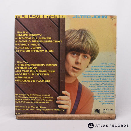Jilted John - True Love Stories - A-2 B-2 LP Vinyl Record - VG+/EX