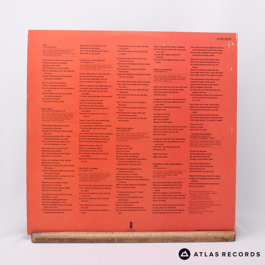 Jim Capaldi - Oh How We Danced - Gatefold LP Vinyl Record - EX/EX