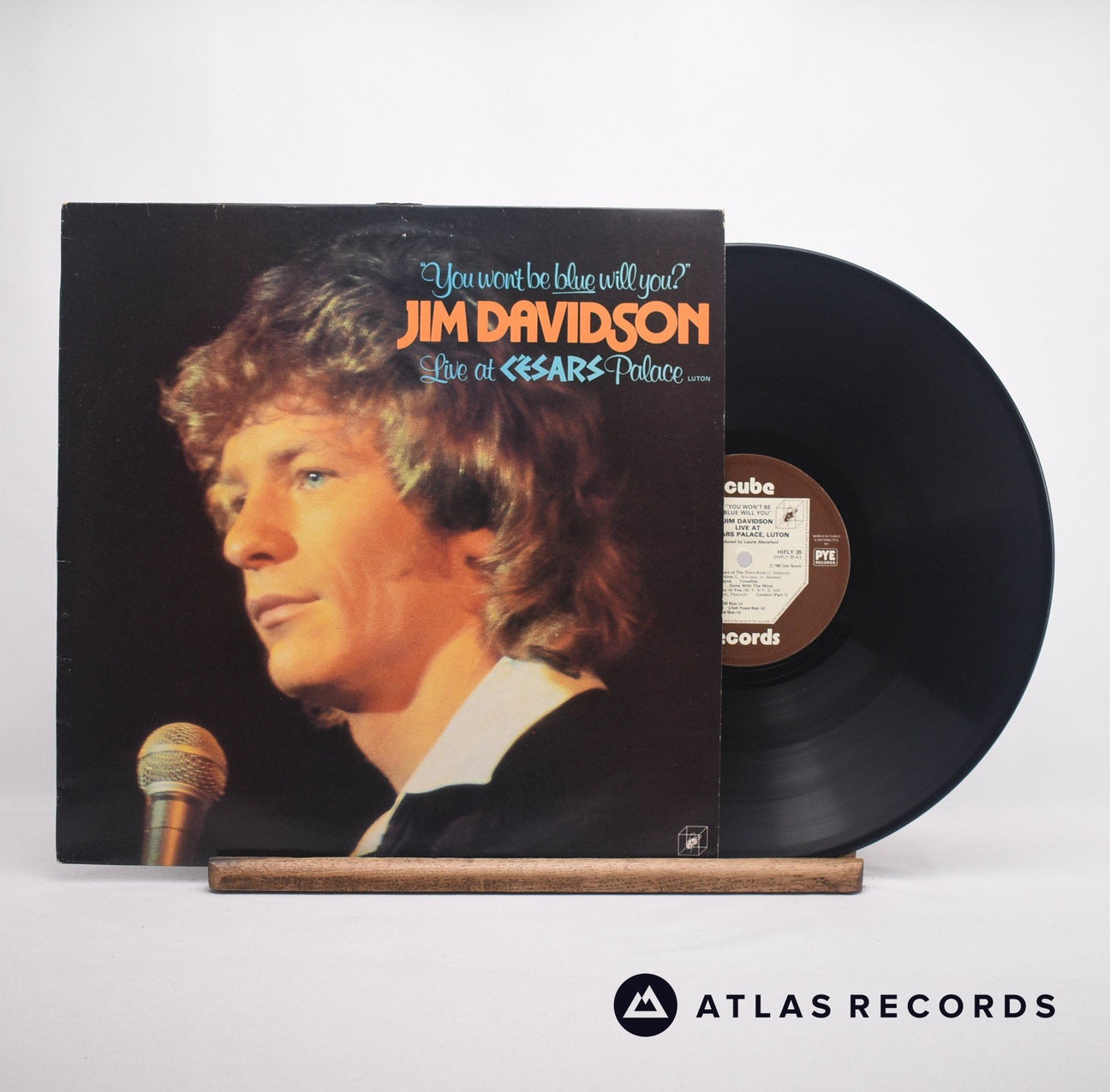 Jim Davidson You Won't Be Blue Will You LP Vinyl Record - Front Cover & Record