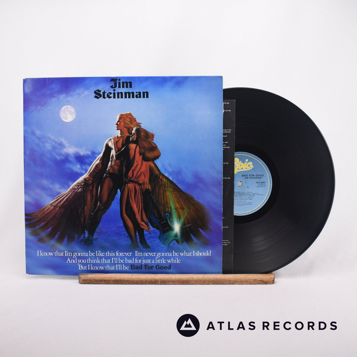 Jim Steinman Bad For Good LP Vinyl Record - Front Cover & Record