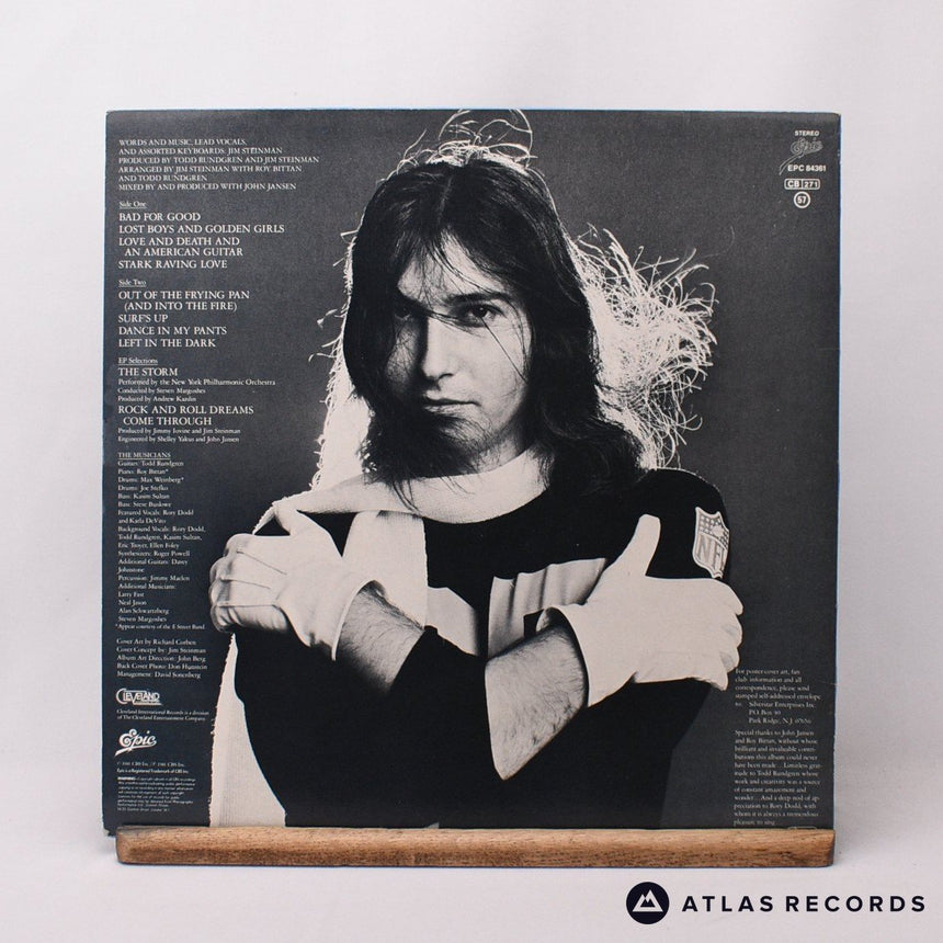 Jim Steinman - Bad For Good - Lyric Sheet No 7' LP Vinyl Record - EX/EX