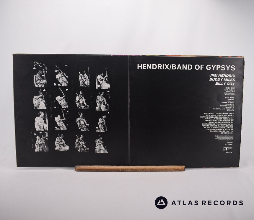 Jimi Hendrix - Band Of Gypsys - A▽1 B=1 LP Vinyl Record - VG+/VG+