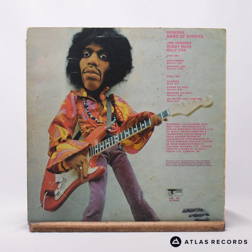 Jimi Hendrix - Band Of Gypsys - A ᐁ 1 B = 1 LP Vinyl Record - VG/VG+