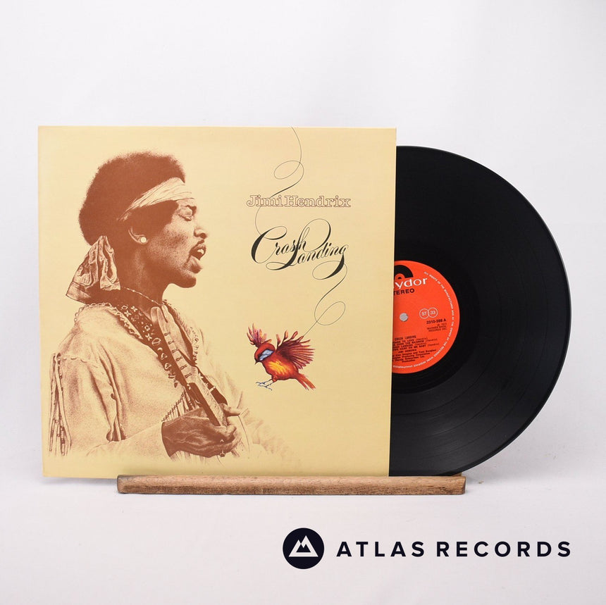 Jimi Hendrix Crash Landing LP Vinyl Record - Front Cover & Record