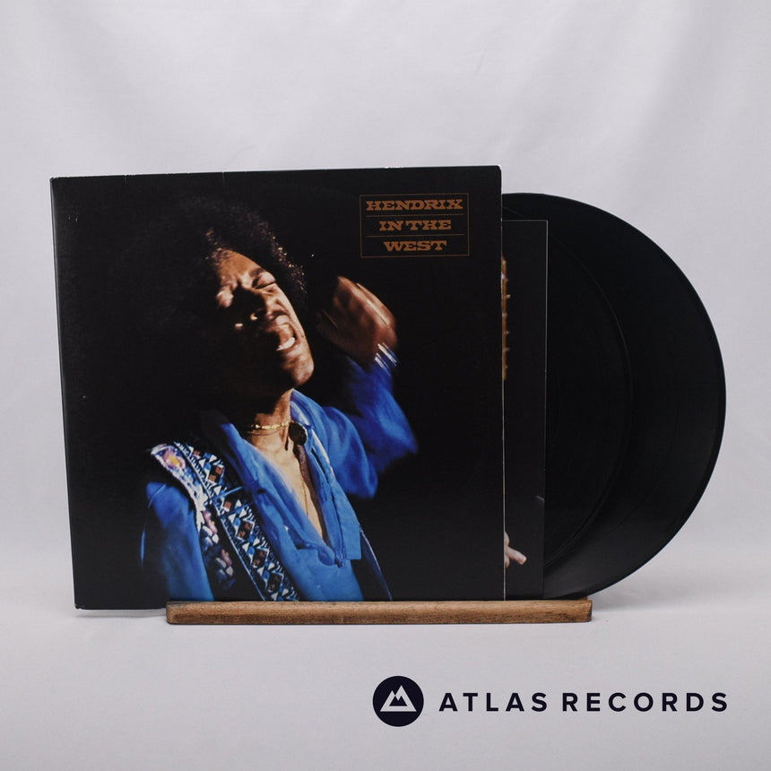 Jimi Hendrix Hendrix In The West Double LP Vinyl Record - Front Cover & Record