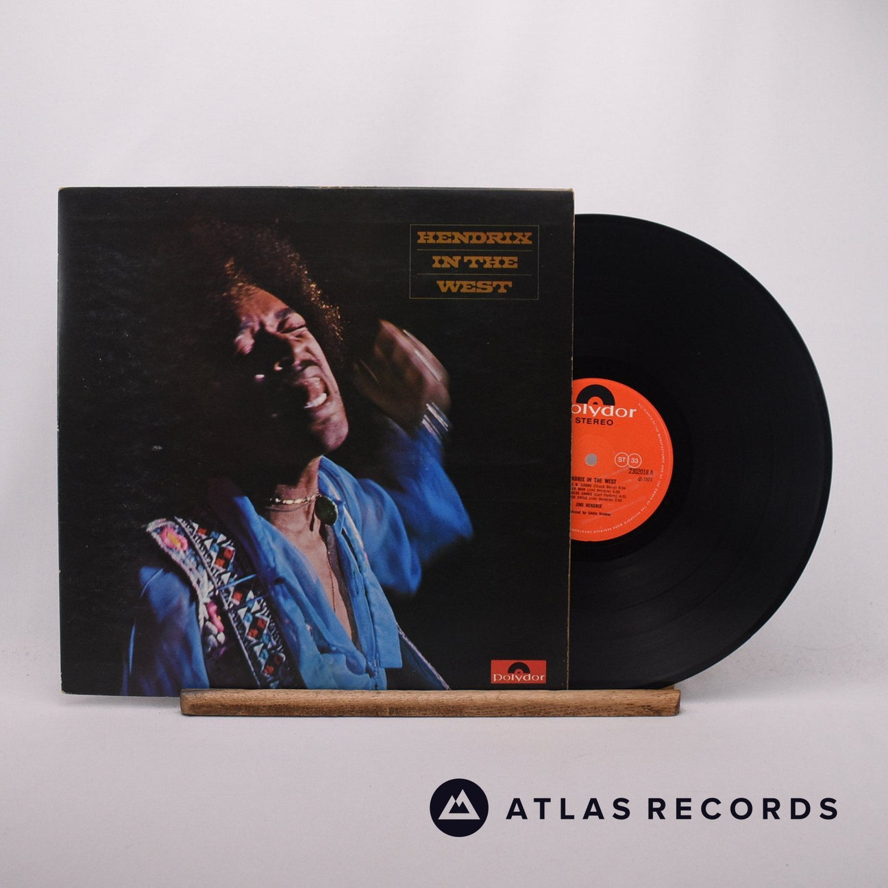 Jimi Hendrix Hendrix In The West LP Vinyl Record - Front Cover & Record