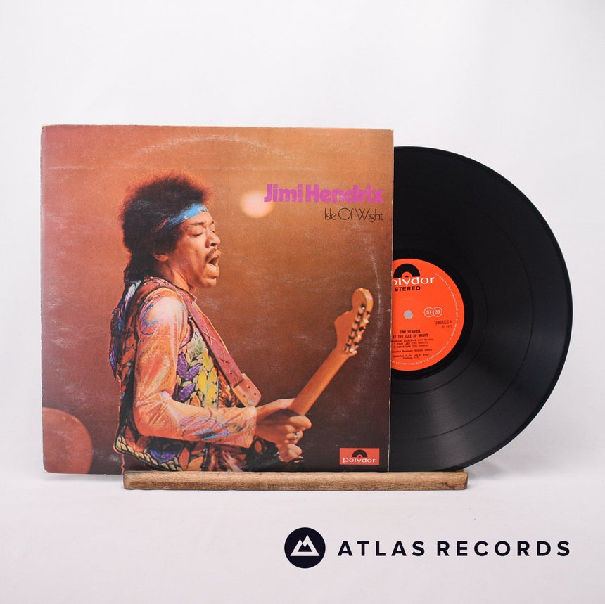 Jimi Hendrix Isle Of Wight LP Vinyl Record - Front Cover & Record