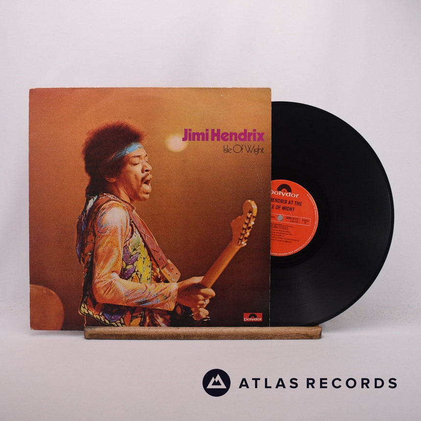 Jimi Hendrix Isle Of Wight LP Vinyl Record - Front Cover & Record