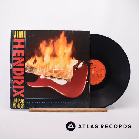 Jimi Hendrix Jimi Plays Monterey LP Vinyl Record - Front Cover & Record