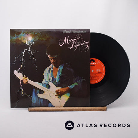 Jimi Hendrix Midnight Lightning LP Vinyl Record - Front Cover & Record