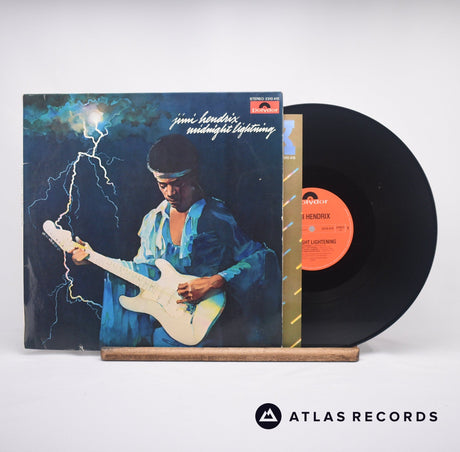Jimi Hendrix Midnight Lightning LP Vinyl Record - Front Cover & Record