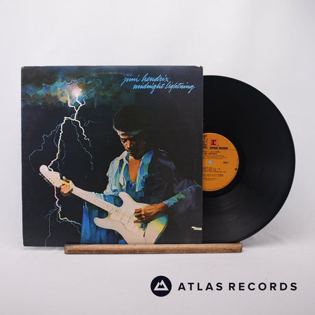 Jimi Hendrix Midnight Lightning LP Vinyl Record - Front Cover & Record