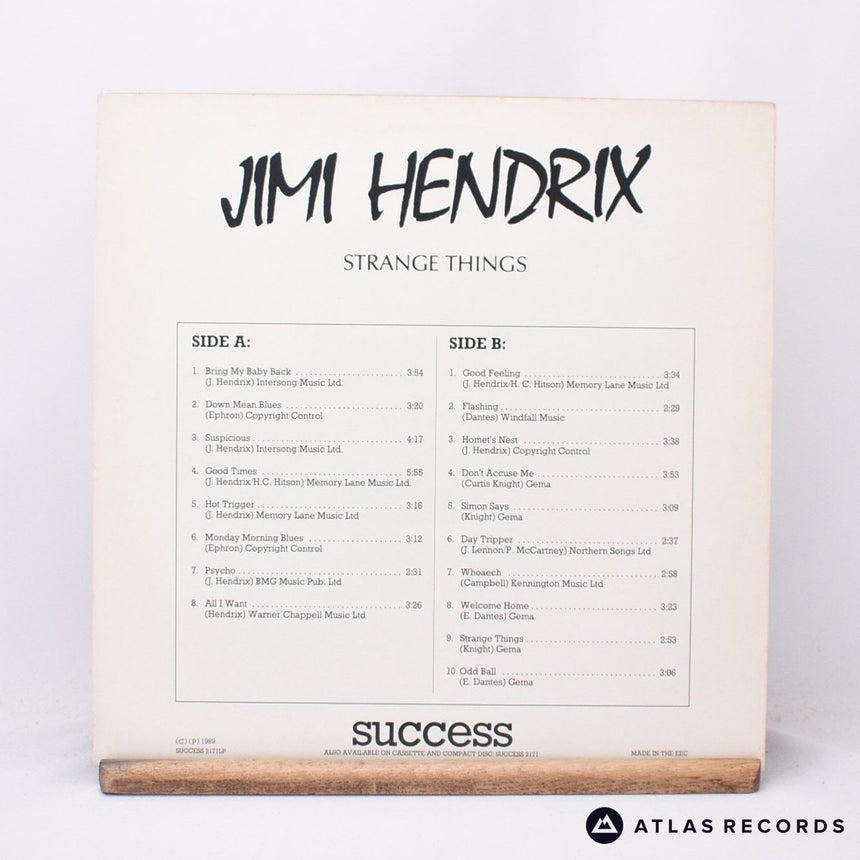 Jimi Hendrix - Strange Things - LP Vinyl Record - EX/EX