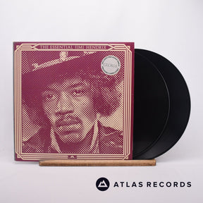 Jimi Hendrix The Essential Jimi Hendrix 2 x LP Vinyl Record - Front Cover & Record