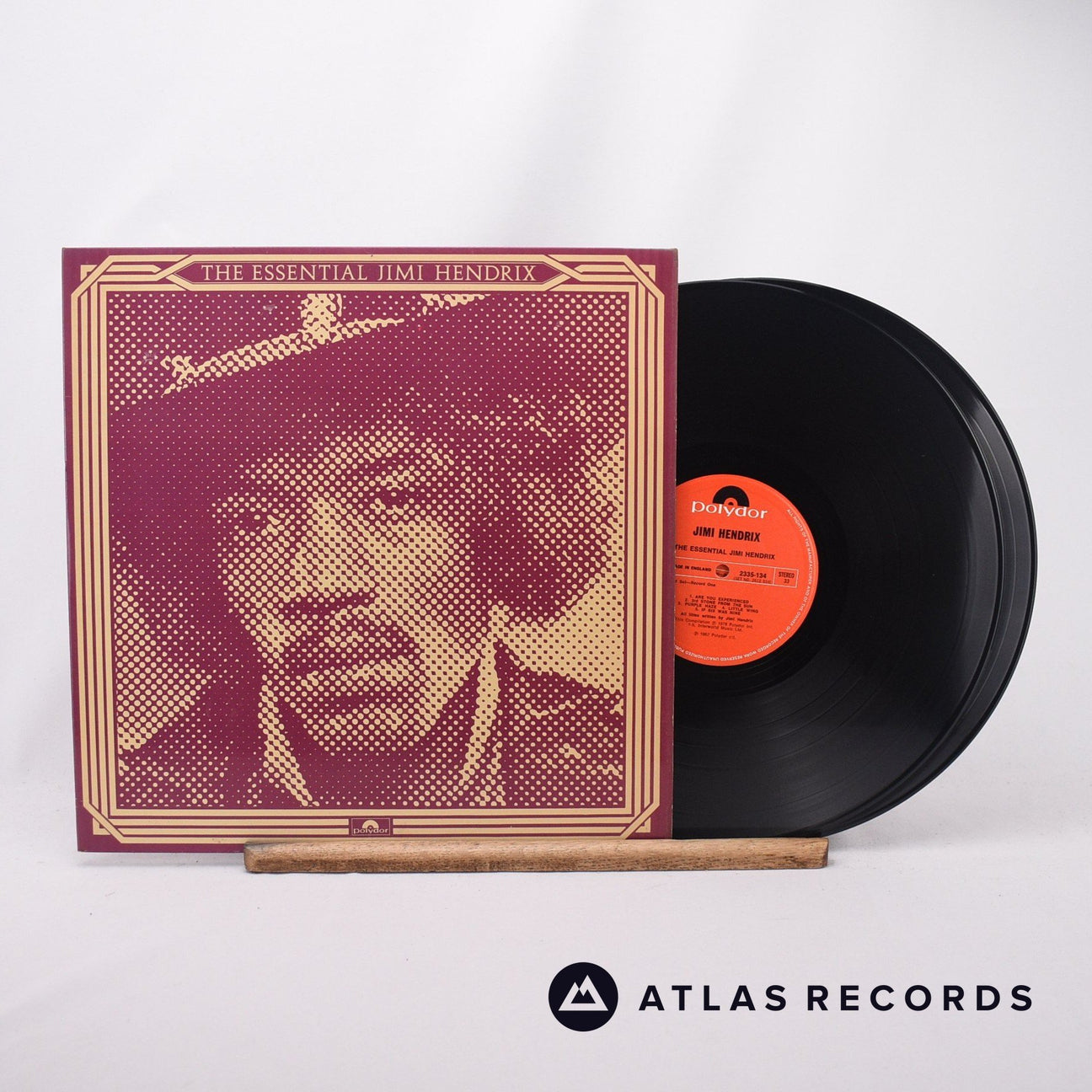 Jimi Hendrix The Essential Jimi Hendrix 2 x LP Vinyl Record - Front Cover & Record