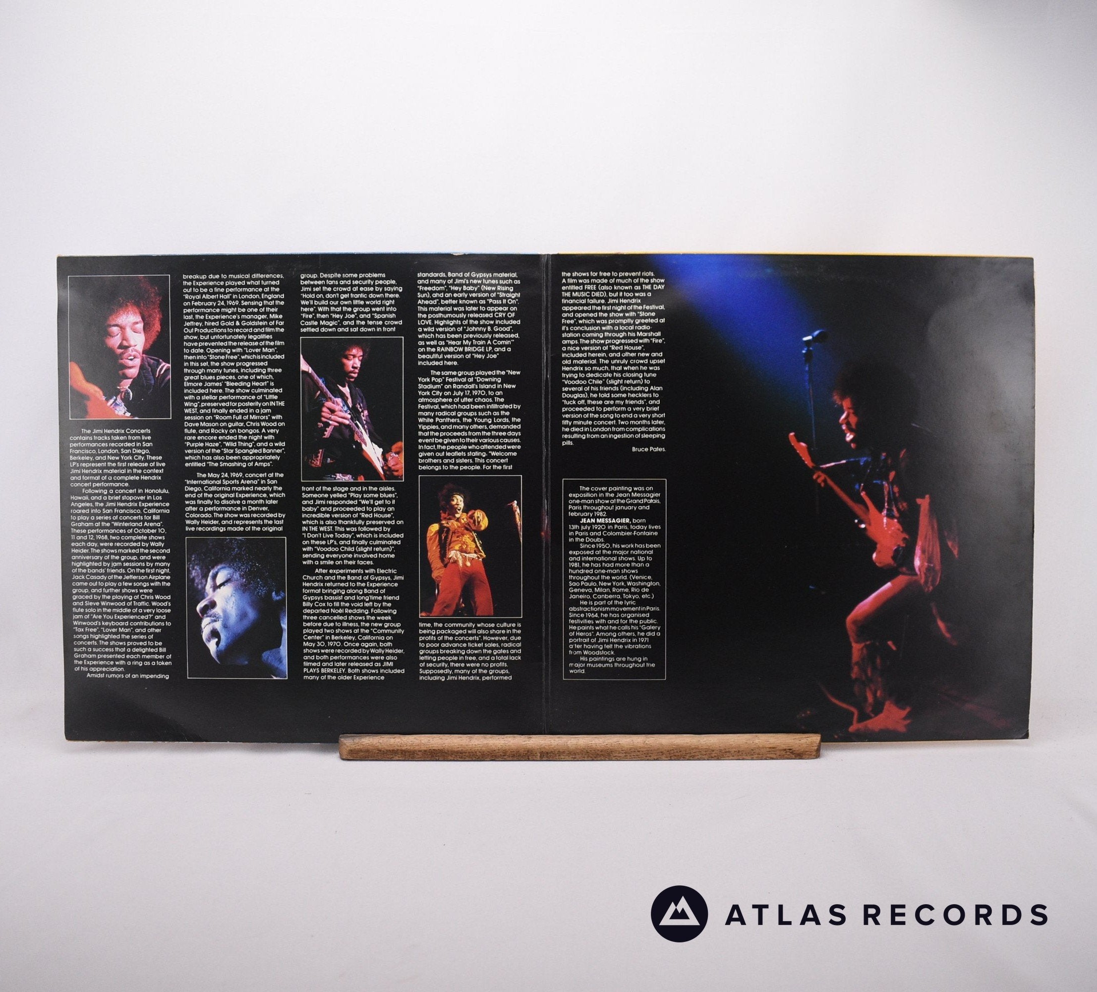Jimi Hendrix The Jimi Hendrix Concerts 2 x LP Vinyl VG+/EX – Atlas