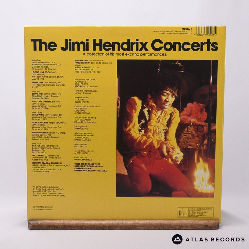 Jimi Hendrix - The Jimi Hendrix Concerts - Double LP Vinyl Record - NM/EX