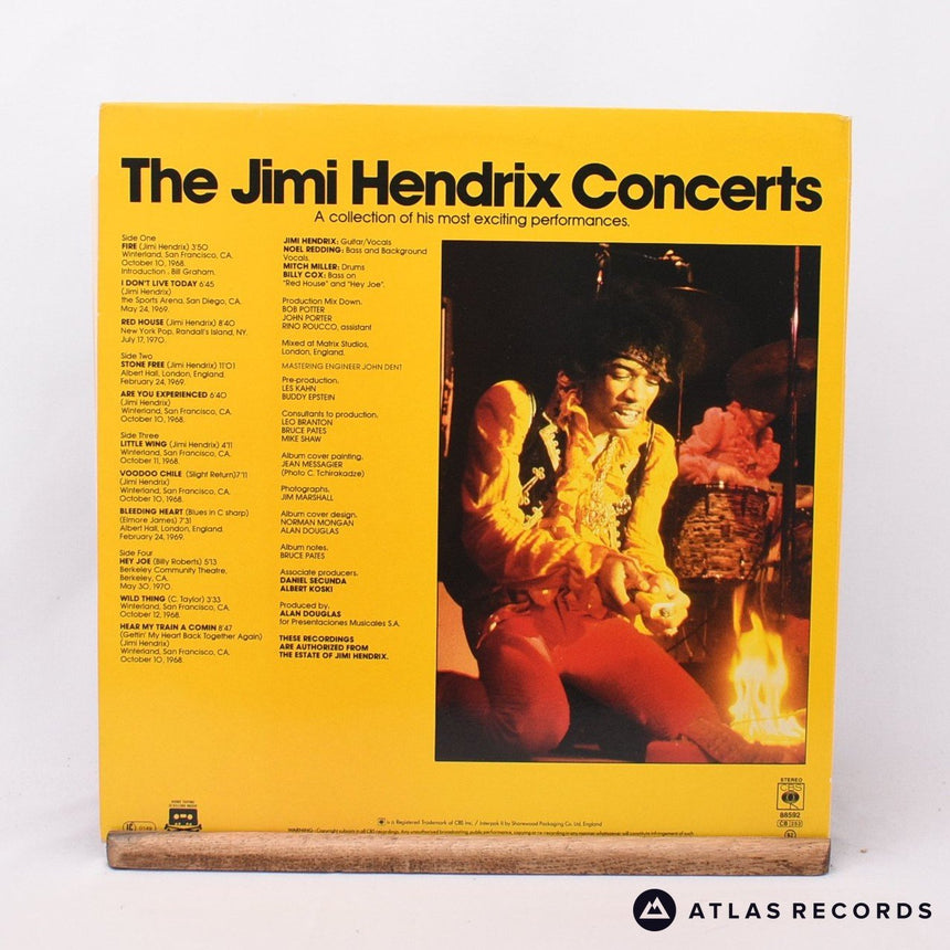 Jimi Hendrix - The Jimi Hendrix Concerts - Gatefold 2 x LP Vinyl Record - EX/EX