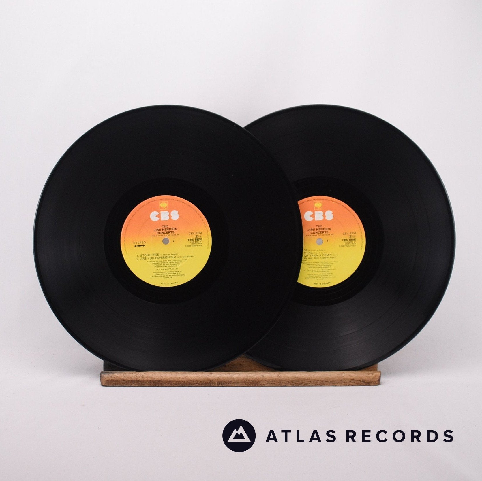 Jimi Hendrix The Jimi Hendrix Concerts 2 x LP Vinyl VG+/EX – Atlas