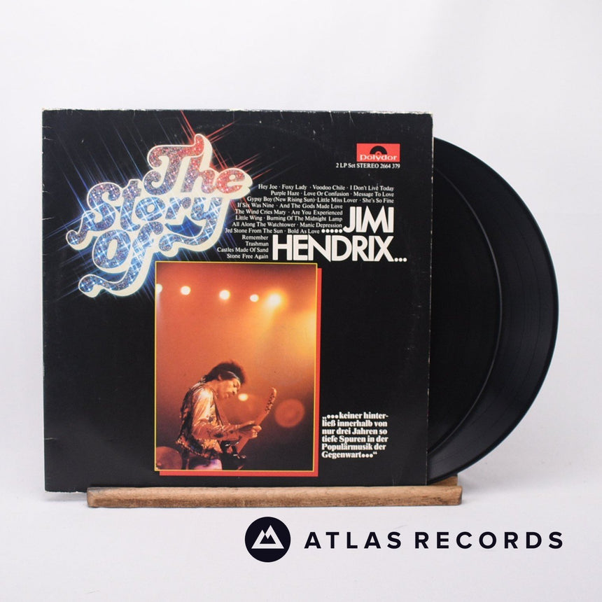 Jimi Hendrix The Story Of Jimi Hendrix 2 x LP Vinyl Record - Front Cover & Record