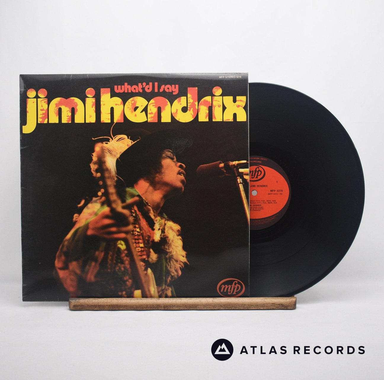 Jimi Hendrix What'd I Say LP Vinyl Record - Front Cover & Record