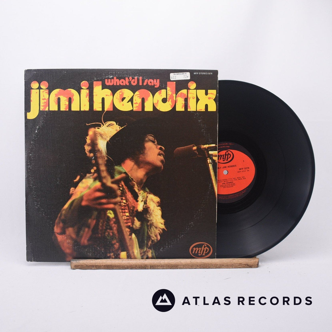Jimi Hendrix What'd I Say LP Vinyl Record - Front Cover & Record