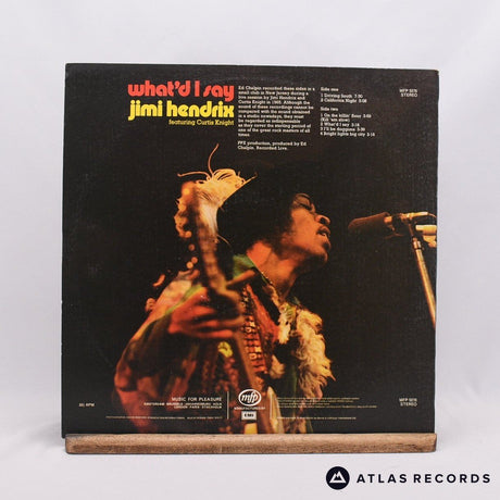 Jimi Hendrix - What'd I Say - Repress Textured Sleeve LP Vinyl Record - EX/EX