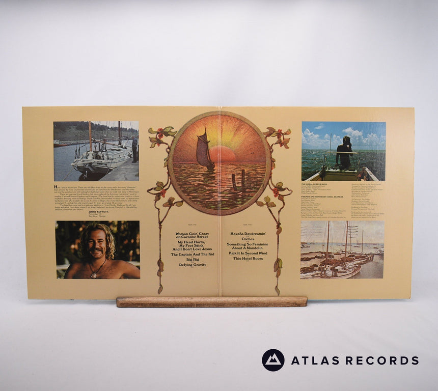 Jimmy Buffett - Havaña Daydreamin' - Gatefold Us LP Vinyl Record - EX/EX