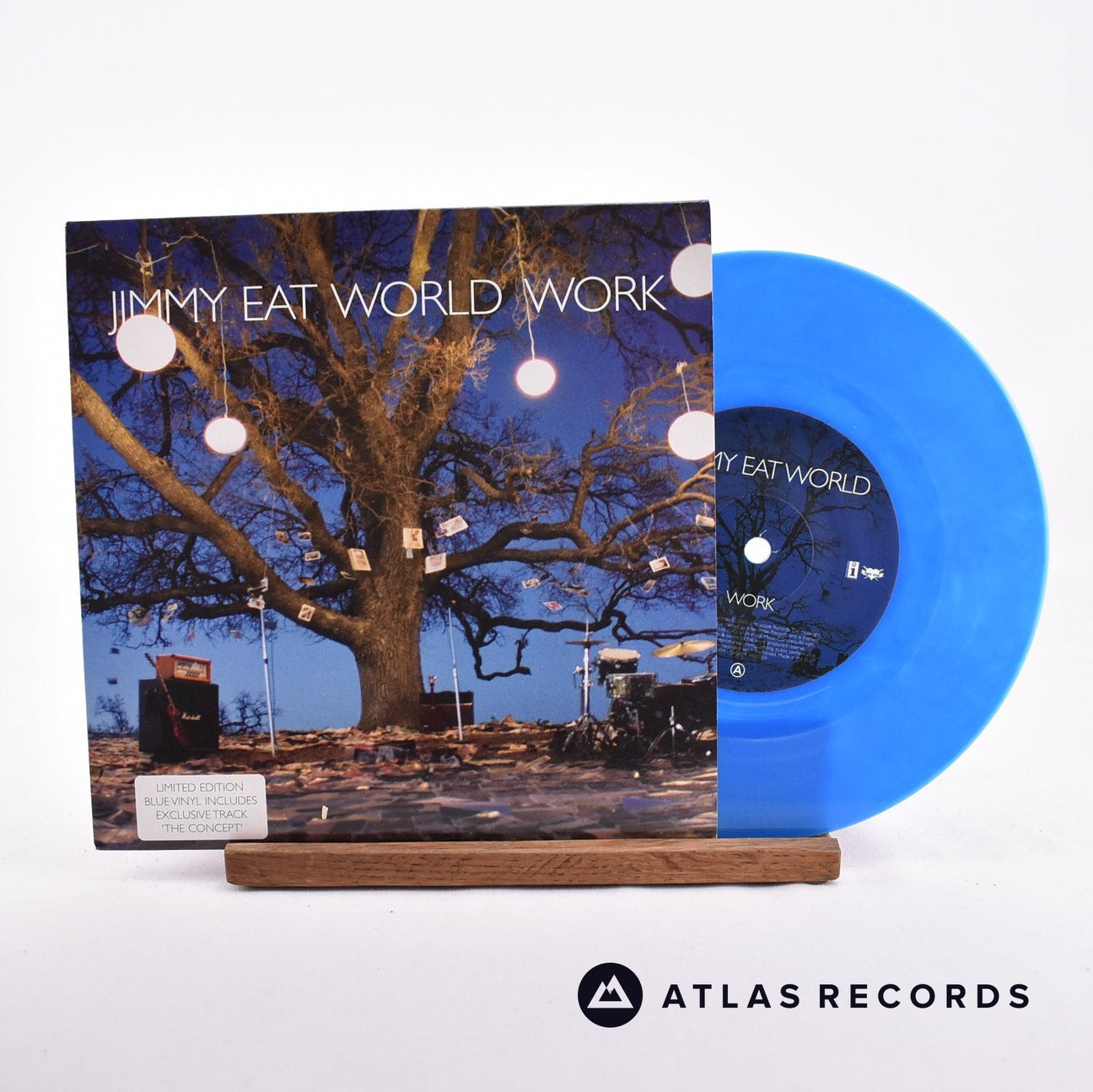 Jimmy Eat World Work 7" Vinyl Record - Front Cover & Record