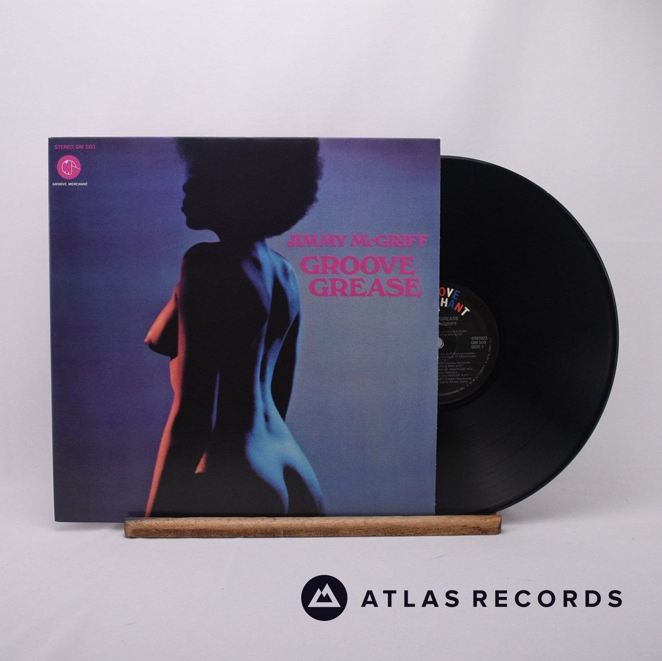 Jimmy McGriff Groove Grease LP Vinyl Record - Front Cover & Record