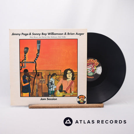 Jimmy Page Jam Session LP Vinyl Record - Front Cover & Record