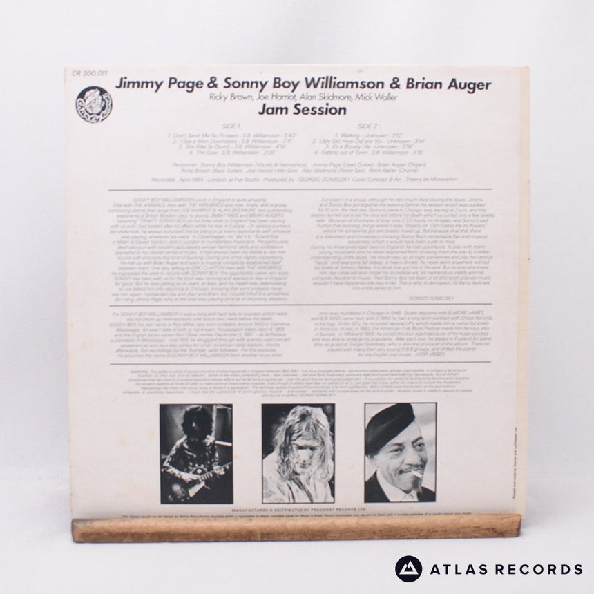 Jimmy Page - Jam Session - LP Vinyl Record - EX/EX