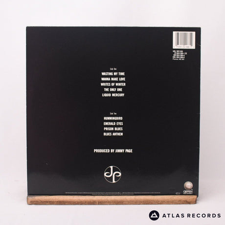 Jimmy Page - Outrider - LP Vinyl Record - EX/EX