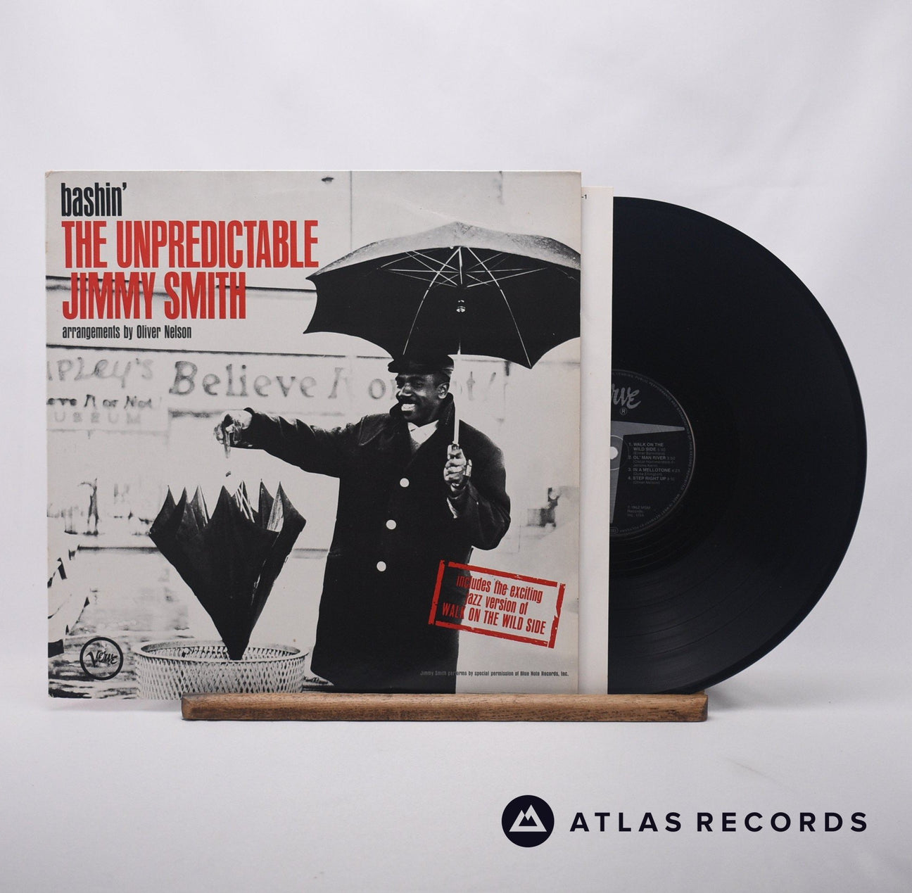 Jimmy Smith Bashin' - The Unpredictable Jimmy Smith LP Vinyl Record - Front Cover & Record