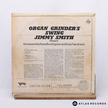 Jimmy Smith - Organ Grinder Swing - LP Vinyl Record - VG+/VG+