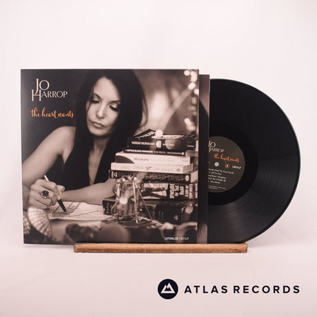 Jo Harrop The Heart Wants LP Vinyl Record - Front Cover & Record