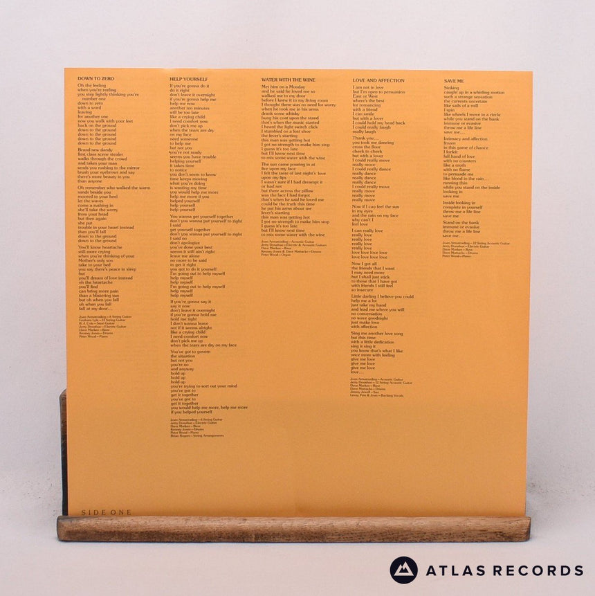 Joan Armatrading - Joan Armatrading - Lyric Sheet LP Vinyl Record - EX/EX