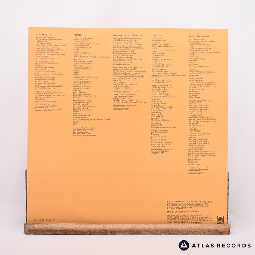 Joan Armatrading - Joan Armatrading - Lyric Sheet LP Vinyl Record - VG+/EX