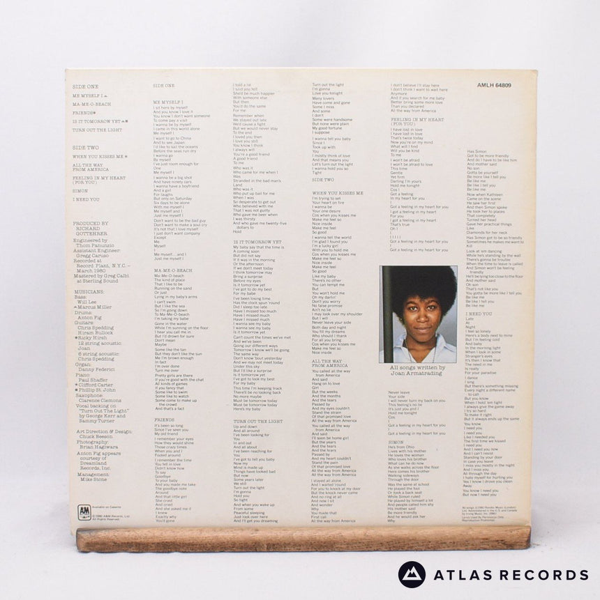 Joan Armatrading - Me Myself I - LP Vinyl Record - VG+/EX