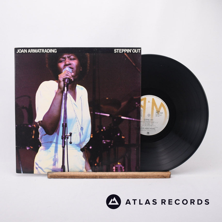 Joan Armatrading Steppin' Out LP Vinyl Record - Front Cover & Record